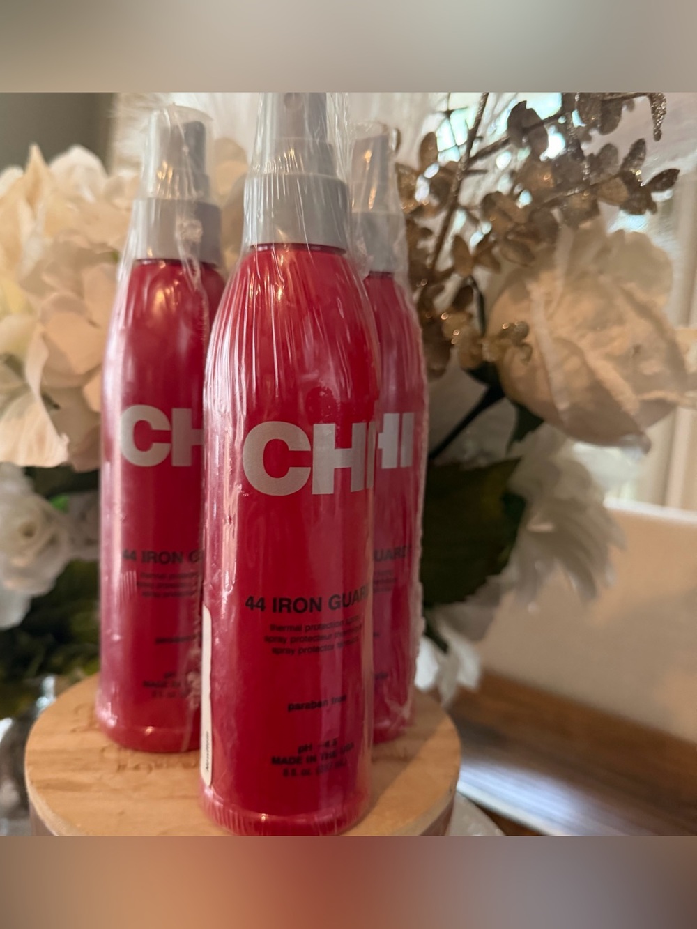 Lot of 3 Chi Heat Protector 8 fl oz each sealed CHI 44 iron GUARD AMAZING DEAL